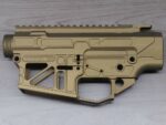 Lightweight Skeletonized AR-10 308 SR25 Stripped Receiver Set, Cerakote, Billet