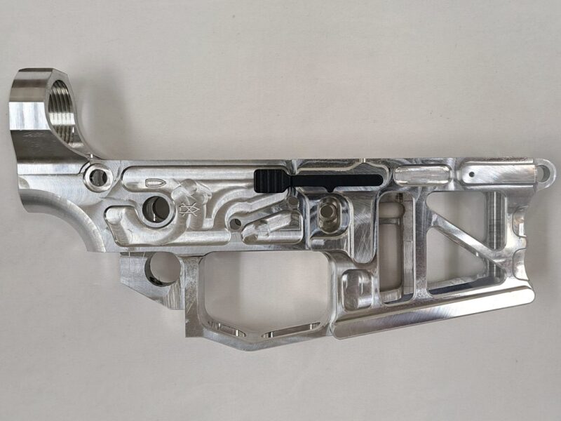 Skeletonized AR15 Ambi Lower Receiver, Raw Billet, Build, For Sale