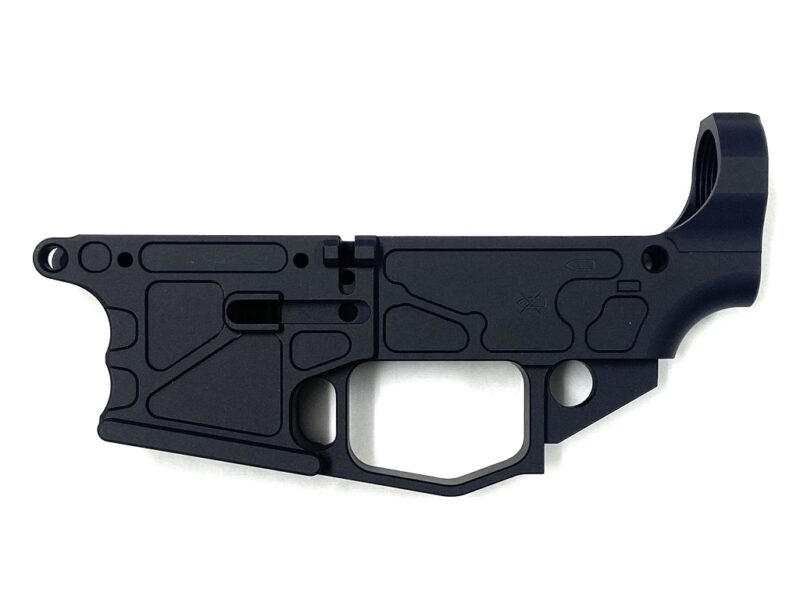 Ambi Lightweight 80% Lowers Receiver, Colt Mag, 9mm, Anodized Billet