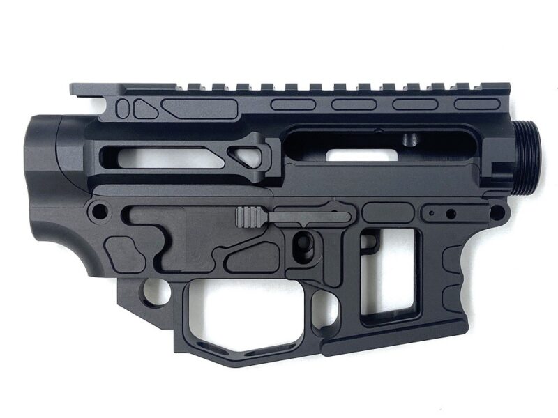 Colt SK Skeletonized AR9 80 Lowers Receiver With Upper, Ambidextrous, 9mm, Anodized Billet