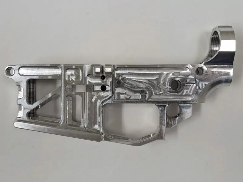 AR15 Ambi Skeleton Stripped Raw Billet Lower Receiver